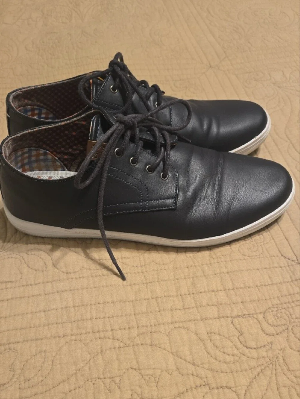Ben Sherman Black Hybrid Oxford Dress Sneakers Men’s Size 10
